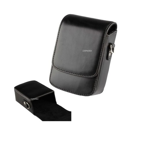 Black learther camera - black,
