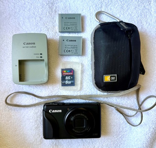 Canon powershot s95 10mp black - canon,