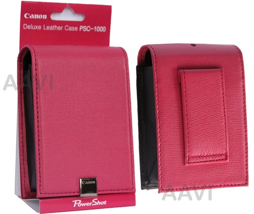 Canon pink leather - canon, hard