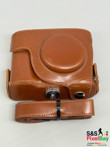 Leather camera case bag - camera,