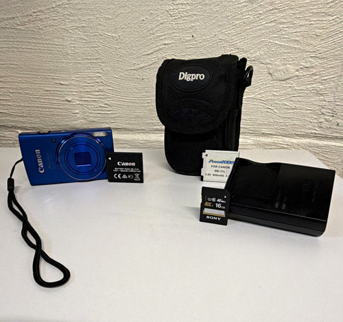Canon powershot elph 180 blue - canon,