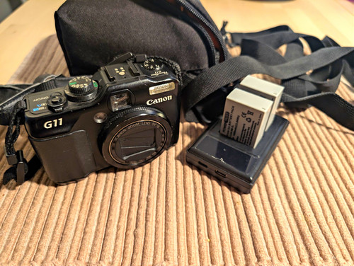Canon powershot g11 10mp black - canon,