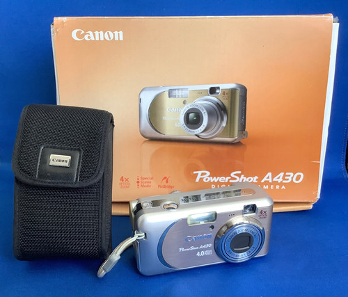 Boxed canon powershot a430 - boxed,